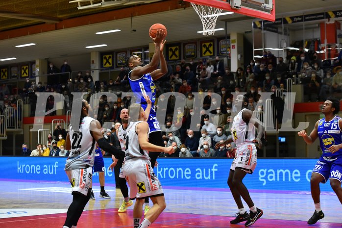 Basketball Superliga 2021/22, Grunddurchgang. 10.Runde Flyers Wels vs. Swans Gmunden