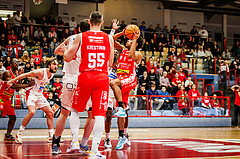 Basketball, win2day Basketball Superliga 2024/25, Grunddurchgang 17.Runde, SKN St. Pölten, Traiskirchen Lions, Obinna Anthony Ndukwe (2)