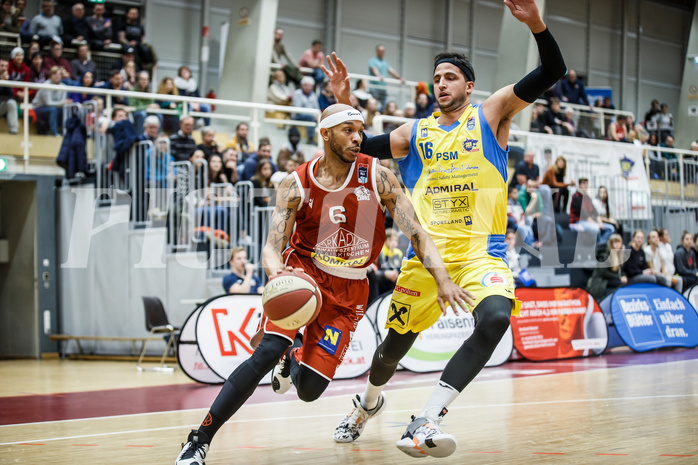 Basketball, Admiral Basketball Superliga 2019/20, Grunddurchgang 18.Runde, SKN St. Pölten Basketball, Traiskirchen Lions, Shawn L. Ray (6)