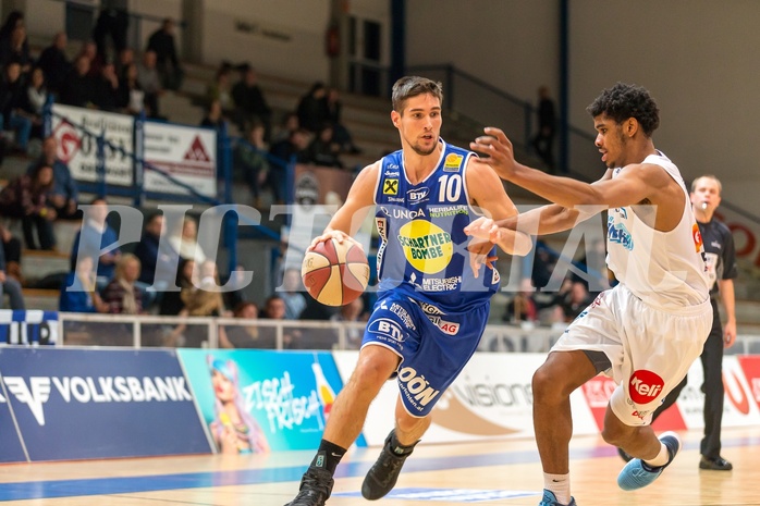 Basketball, ABL 2017/18, Grunddurchgang 13.Runde, Oberwart Gunners, Gmunden Swans, Toni Blazan (10) Basketball, ABL 2017/18, Grunddurchgang 13.Runde, Oberwart Gunners, Gmunden Swans, Toni Blazan (10)