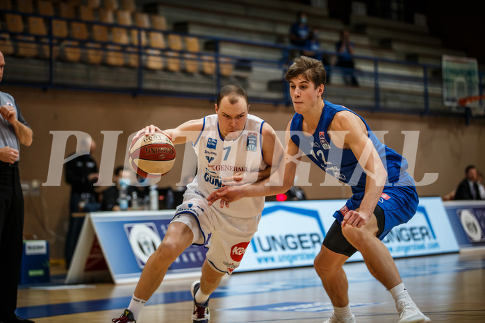 Basketball, bet-at-home Basketball Superliga 2020/21, Grunddurchgang 11. Runde, Oberwart Gunners, Vienna DC Timberwolves, Sebastian Käferle (7)