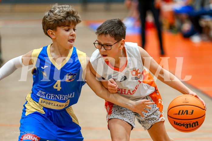 14.12.2024 Österreichischer Basketballverband 2024/25, SLMU14, Basket Dukes vs. SKN St. Pölten
