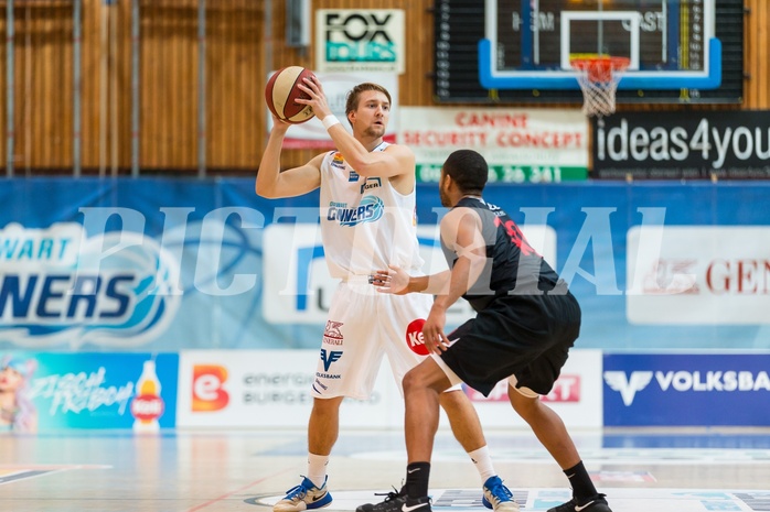 Basketball, ABL 2017/18, Grunddurchgang 3.Runde, Oberwart Gunners, Flyers Wels, Georg Wolf (10)