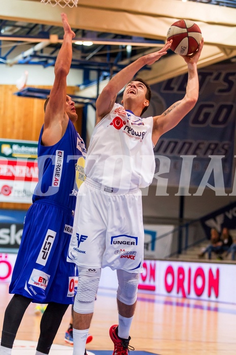 Basketball ABL 2015/16 Grunddurchgang 3.Runde Oberwart Gunners vs. Gmunden Swans