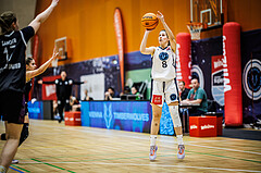 Basketball, Win2Day Basketball Damen Superliga 2023/24, Grunddurchgang 12.Runde, Vienna Timberwolves, Vienna United, Aleksandra Novakovic (8)