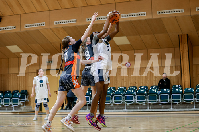 23.02.2025 Österreichischer Basketballverband 2024/25, SLWU16 Vienna Timberwolves vs. Basket Duchess