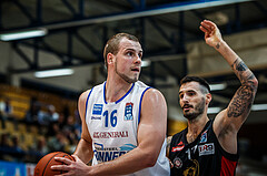 Basketball, bet-at-home Basketball Superliga 2021/22, Grunddurchgang Runde 4, Oberwart Gunners, BC GGMT Vienna, Renato Poljak (16)