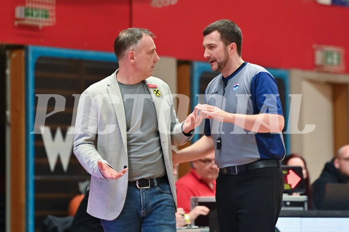 Basketball, Superliga 2024/25, 9. Plazierungsrunde, Flyers Wels vs. UBSC Graz,
