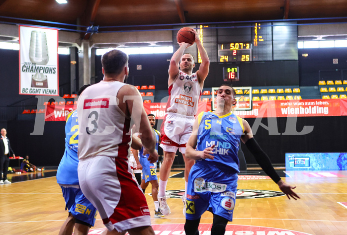 Basketball Superliga 2022/23, 9.Plazierungsrunde BC Vienna vs. SKN St.Pölten


