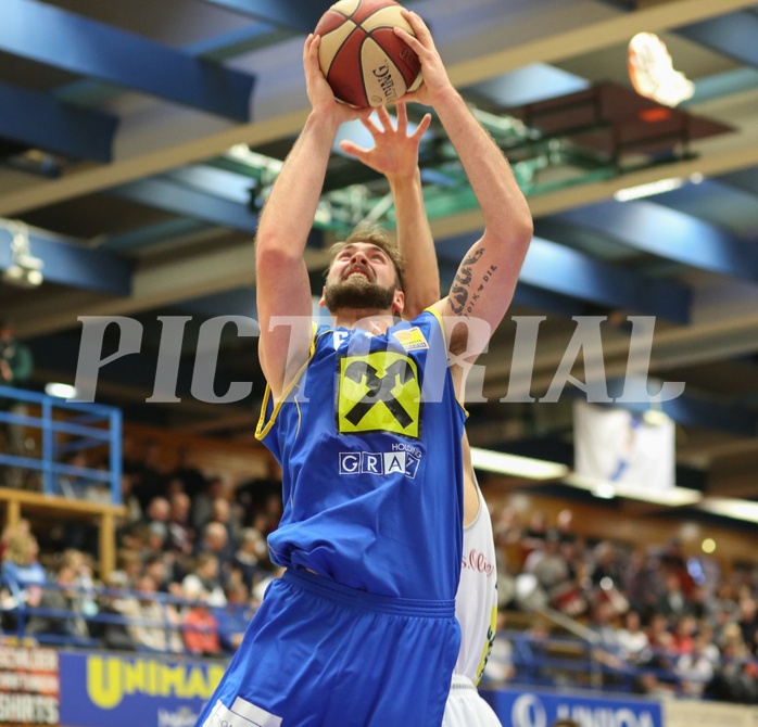 Basketball ABL 2017/18, Grunddurchgang 24.Runde Gmunden Swans vs. UBSC Graz