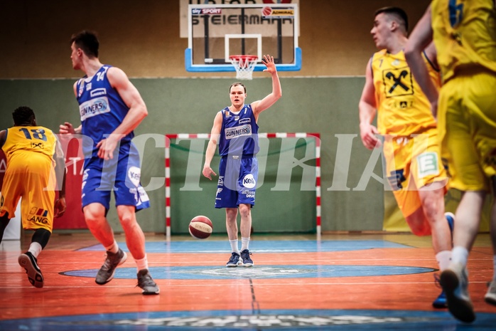 Basketball, ABL 2017/18, Grunddurchgang 29.Runde, UBSC Graz, Oberwart Gunners, Sebastian Käferle (7)