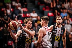 Basketball, ABL 2017/18, Playoff VF Spiel 2, BC Vienna, WBC Wels, Thomas Csebits(4)