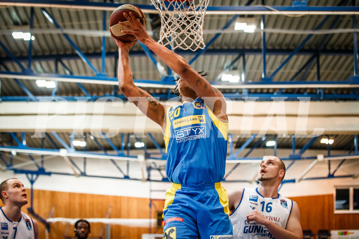 Basketball, bet-at-home Basketball Superliga 2020/21, Viertelfinale Spiel 1, Oberwart Gunners, SKN St. Pölten, Chris Fergusson (20)