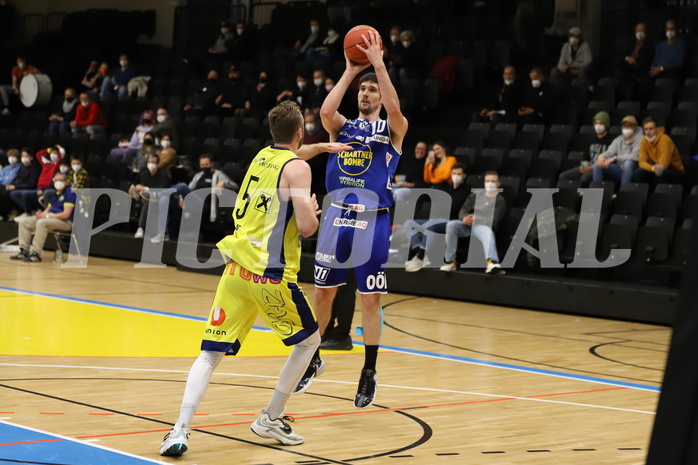 Basketball Superliga 2021/22, Grunddurchgang 16.Runde UBSC Graz vs. Gmunden Swans