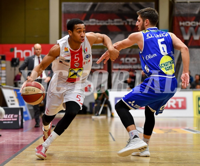 Basketball ABL 2017/18, Grunddurchgang 23.Runde Flyers Wels vs. Gmunden Swans