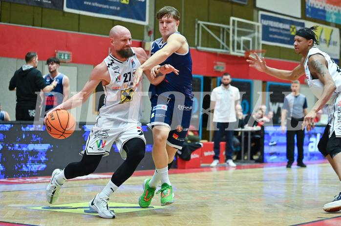 Basketball, Superliga 2023/24, Grunddurchgang 12. Runde, Flyers Wels vs. BBC Nord Dragonz,

