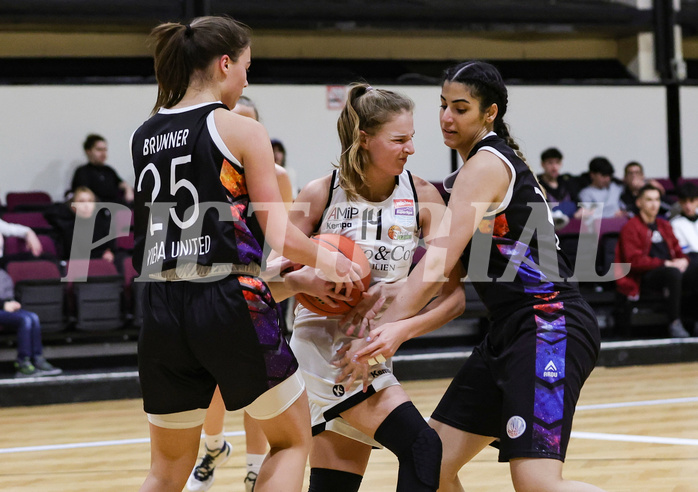 Basketball Damen Superliga 2022/23, Grunddurchgang 14.Runde Basket Flames vs. Vienna United


