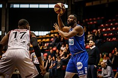 Basketball, ABL 2018/19, Grunddurchgang 30.Runde, BC Vienna, Oberwart Gunners, Christopher Tawiah (14)