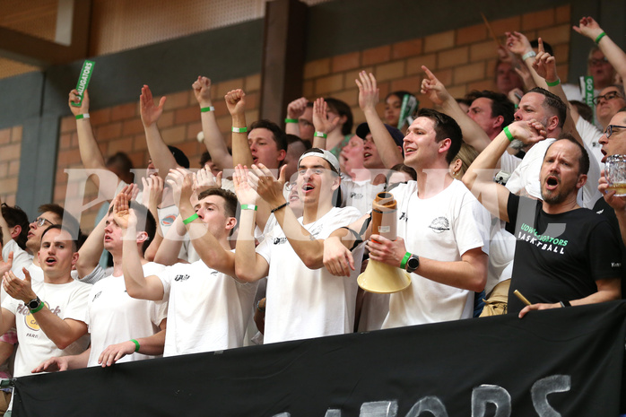 Basketball Zweite Liga 2023/24, Playoff, Finale Spiel 3 Mistelbach Mustangs vs. Union Deutsch Wagram