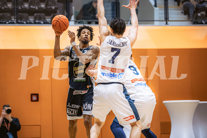 Basketball, Basketball Austria Cup 2022/23, Viertelfinale, Vienna Timberwolves, Gmunden Swans, Urald King (20)