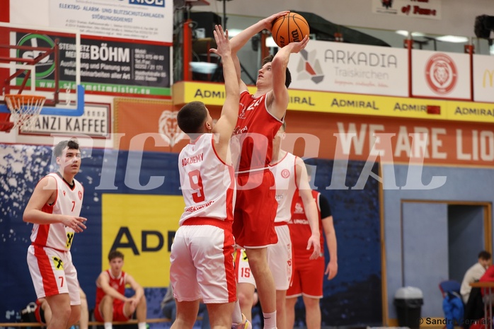Basketball Superliga 2024/25, SLMU19 Traiskirchen Lions Academy vs. SG Salzkammergut


