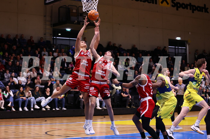 31.01.2025, Graz, Raiffeisen Sportpark Graz, Basketball Superliga 2024/25, Grunddurchgang, Runde 19, UBSC Graz - BC Vienna
