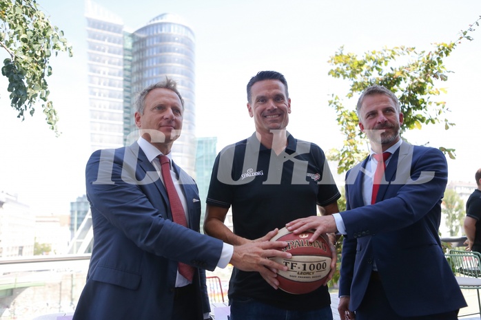 Basketball ÖBV 2019, Pressekonferenz  vs. 


