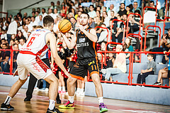 Basketball, win2day Basketball Superliga 2023/24, Grunddurchgang 1.Runde, Traiskirchen Lions, Fürstenfeld Panthers, Nikica Nikolic (11)