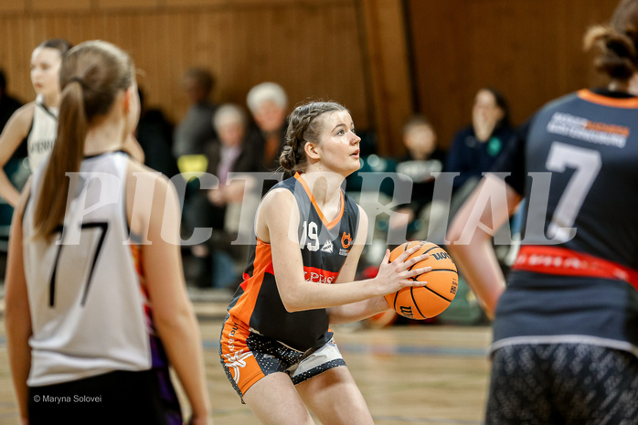 16.02.2025 Österreichischer Basketballverband 2024/25, SLWU16 Vienna United vs Basket Duchess