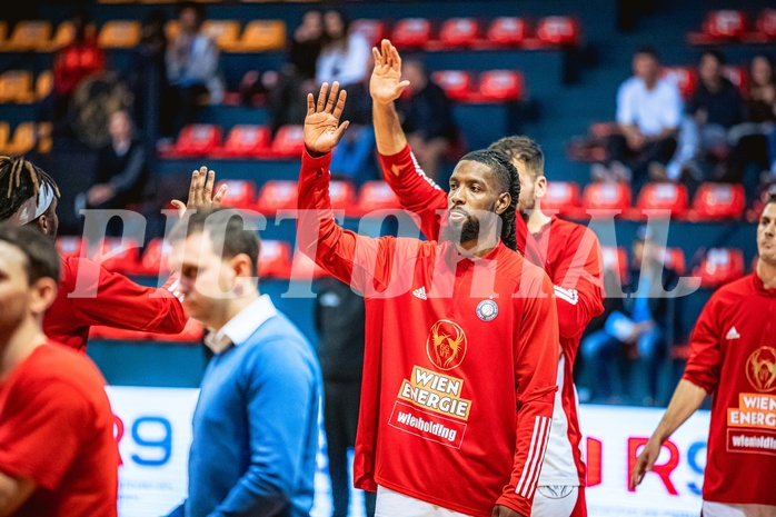 Basketball, Win2Day Superliga 2022/23, Grunddurchgang 5.Runde, BC GGMT Vienna, Raiffeisen Flyers Wels, Carlos Novas Mateo (2)