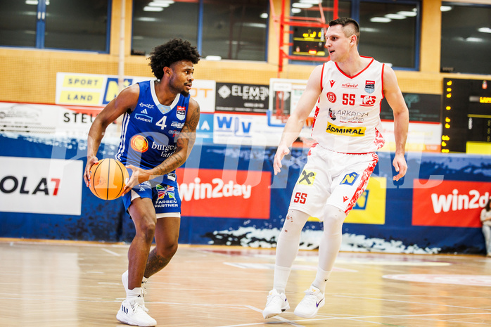 Basketball, Basketball Austria Cup 2024/25, Viertelfinale, Traiskirchen Lions, Oberwart Gunners, Caleb Fields (4)