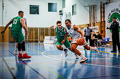Basketball, Basketball Zweite Liga 2024/25, Grunddurchgang 16.Runde, UDW Alligators, KOS Celovec, Steven Kaltenbrunner (8)