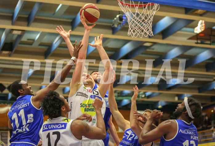 Basketball Superliga 2020/21, Halbfinale Spiel 1 Gmunden Swans vs. Oberwart Gunners


