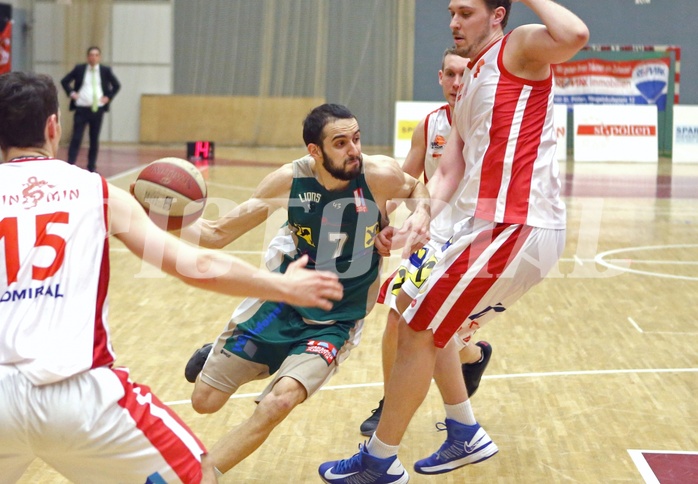 Basketball 2.Bundesliga 2016/17, Grunddurchgang 22.Runde UBC St.Pölten vs. Dornbirn Lions


