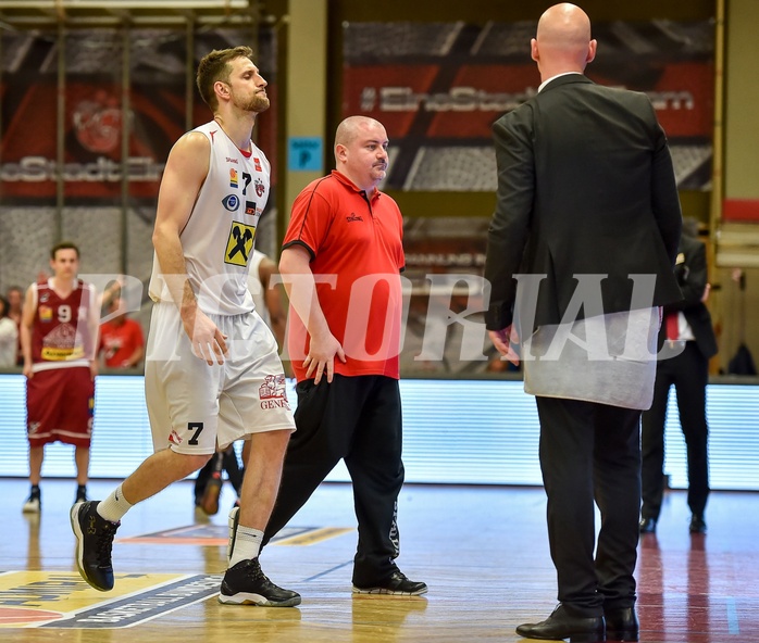 Basketball ABL 2015/16 Playoff Halbfinale Spiel 5 WBC Wels vs Traiskirchen Lions