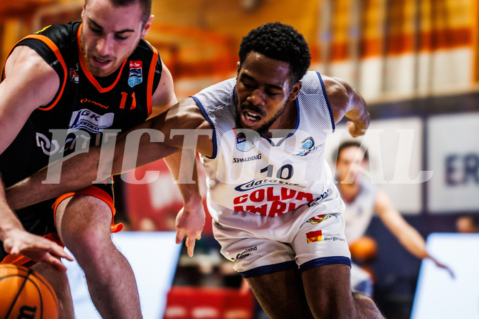Basketball, win2day Basketball Superliga 2023/224, 5.Qualifikationsrunde, BBC Nord Dragonz, Fürstenfeld Panthers, Austen Awosika (10)