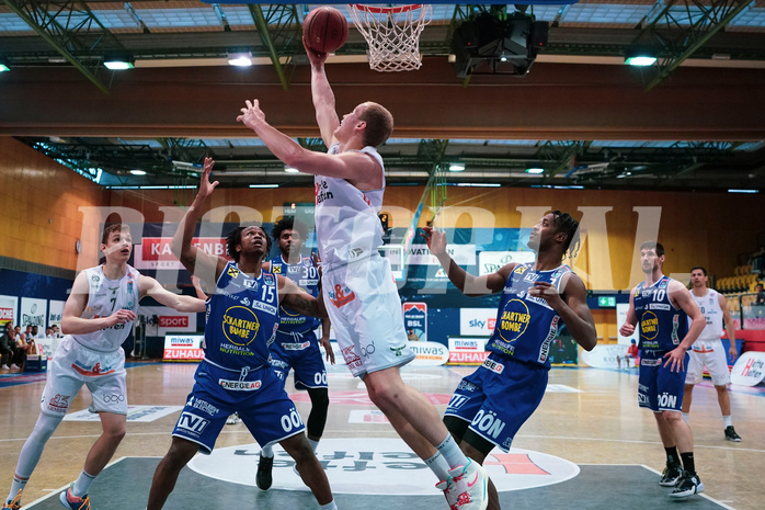 Basketball Superliga 2021/22, 9. Platzierungsrunde, Kapfenberg vs. Gmunden



