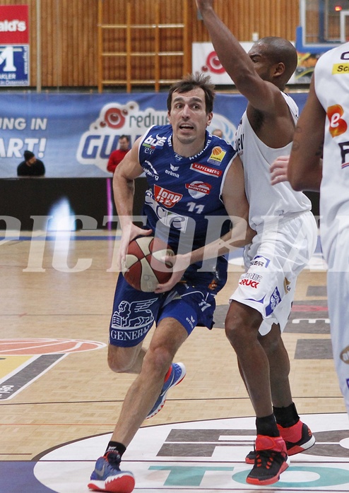 Basketball ABL 2015/16 Grunddurchgang 19.Runde  Oberwart Gunners vs  Kapfenberg Bulls