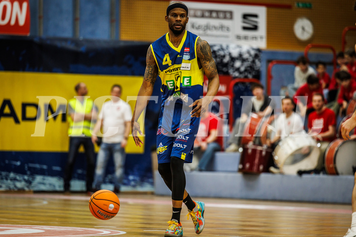 Basketball, win2day Basketball Superliga 2024/25, Grunddurchgang 18.Runde, Traiskirchen Lions, UBSC Graz, Jeremy Smith (4)