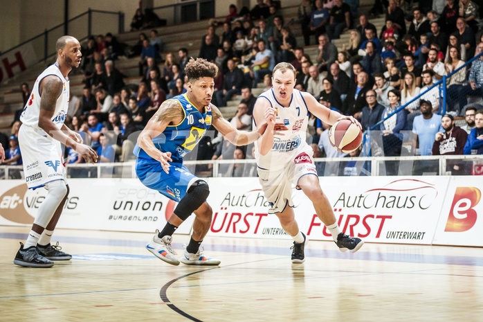 Basketball, ABL 2018/19, Grunddurchgang 9.Runde, Oberwart Gunners, UBSC Graz, Sebastian Käferle (7)