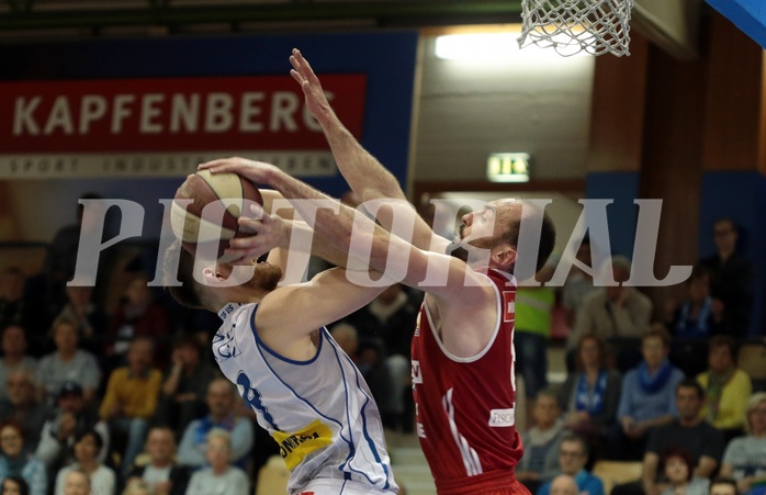 13.04.2017 Basketball ABL 2016/17 Grunddurchgang 32. Runde Kapfenberg bulls vs BC Vienna