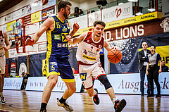 Basketball, win2day Basketball Superliga 2022/23, 8. Qualifikationsrunde, Traiskirchen Lions, UBSC Graz, David Makivic (1)
