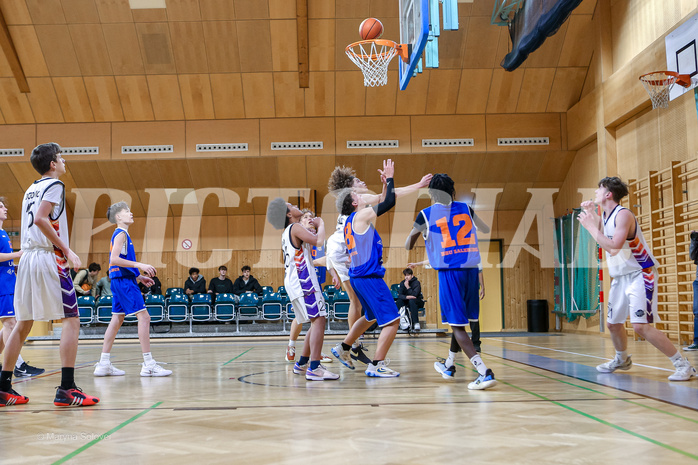 06.04.2025 Österreichischer Basketballverband 2024/25, SLMU16, Post SV Wien vs. BBU Salzburg