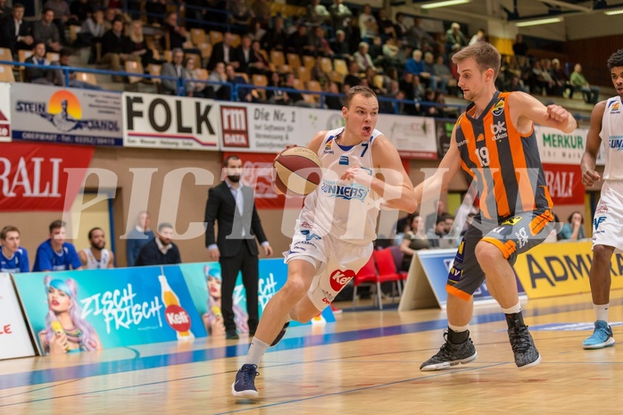 Basketball, ABL 2017/18, Grunddurchgang 17.Runde, Oberwart Gunners, Klosterneuburg Dukes, Sebastian Käferle (7)