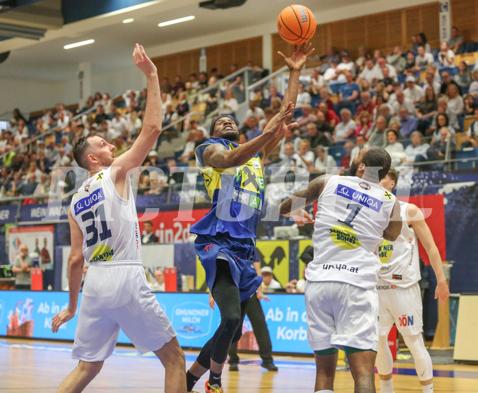 Basketball Superliga 2024/25, Playoffs, Viertelfinale Spiel 1 Gmunden Swans vs. UBSC Graz


