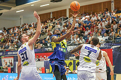 Basketball Superliga 2024/25, Playoffs, Viertelfinale Spiel 1 Gmunden Swans vs. UBSC Graz


