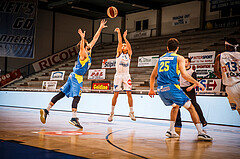 Basketball, bet-at-home Basketball Superliga 2020/21, Grunddurchgang, 6. Runde, Oberwart Gunners, SKN St. Pölten Basketball, Magdy Abou-Ahmed (6)