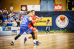 Basketball, bet-at-home Basketball Superliga 2021/22, Grunddurchgang 1.Runde, Traiskirchen Lions, Oberwart Gunners, Lukas Hahn (9)