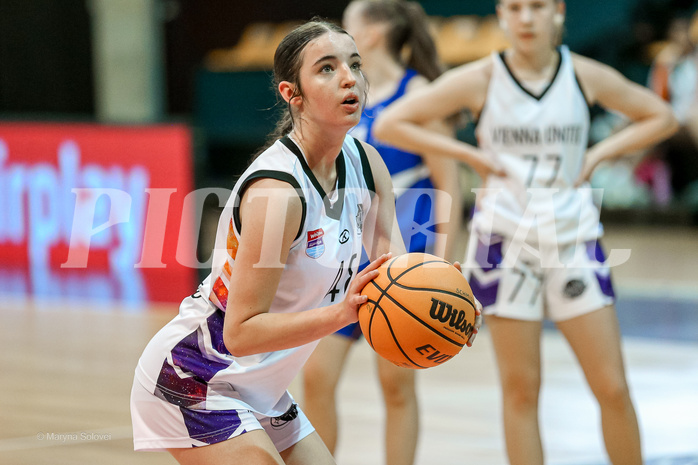 04.05.2025 Österreichischer Basketballverband 2024/25, SLWU19 Vienna United vs. DBB Basketgirls Wels
