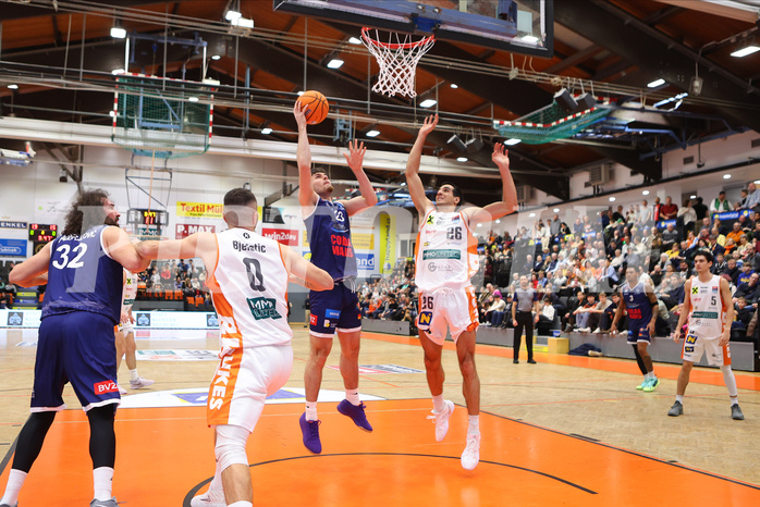 Basketball Superliga 2024/25, Grunddurchgang 14.Runde Klosterneuburg Dukes vs. BBC Nord Dragonz